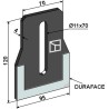Racloir pour rouleaux packer - DURAFACE - Maschio / Gaspardo - M23400958R