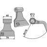 Marteau broyeur 79x40mm - Stark - 92
