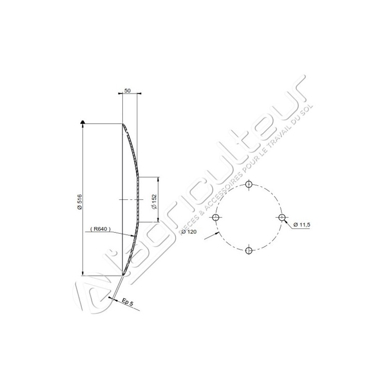 Disque Lisse Amazone Catros - 510X5