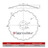 Disques de Déchaumeurs Kverneland 573X6 - RF2931797