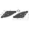 Couteau pour mélangeurs de fourrage - AGM / Sitrex - 520140