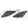 Couteau pour mélangeurs de fourrage - revêtement carbure - AGM / Sitrex - 520795
