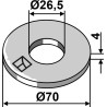 Rondelle Ø70x4xØ26,5 - DIN9021 A26