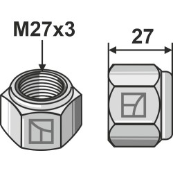 Écrou M27x3