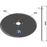 Coutre pour charrue Ø508x5 - Kongskilde - 73000180386