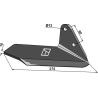 Soc à ailette 275mm - droite - Alpego - MKOA00279
