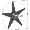 Roue étoile émotteuse Ø34mm - Amazone / BBG - 105103412