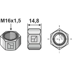 Écrou M16x1,5