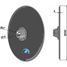Disque de semoir Ø382x4 - compl. - Becker