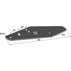 Plaque de support - JF-Stoll - 812712743X