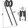 Griffe semoir Ø13mm - Lemken - 35310025