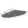 Plaque de support - Kuhn - A5365180