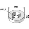 Rondelle Ø60x15xØ20,5 - Röll - 309109