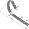 Dent niveleuse 45x10 - Kverneland