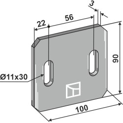Racloir pour rouleaux packer - Regent - EF911620TU00