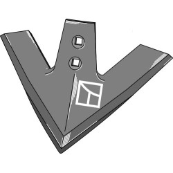 Soc triangulaire 460mm, modèle laminé - 506019
