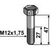 Boulon - M12x1,75 - 10.9 - Carroy et Giraudon
