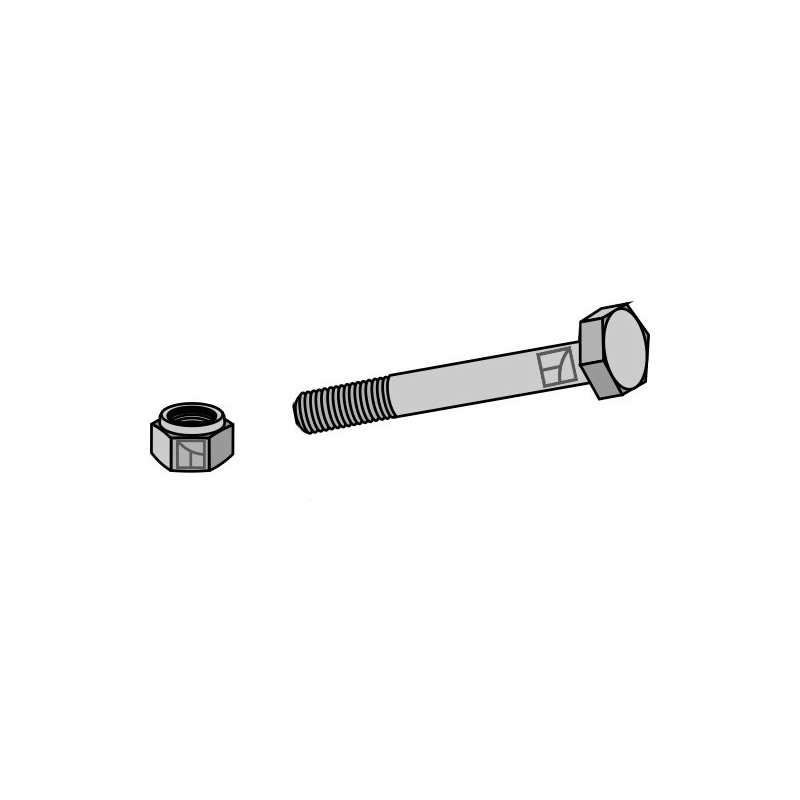 boulon avec écrou à freinage interne - 7/16''UNF - Ferri