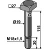 Boulon -10.9 - Berti - VTQ27M18/3921