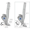 Soc de semoir - modèle droit - Bourgault