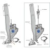 Soc de semoir - modèle gauche - Bourgault
