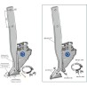 Soc de semoir - modèle gauche - Bourgault
