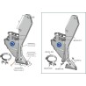 Soc de semoir - modèle droit - Bourgault