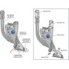 Soc de semoir - modèle droit - Bourgault