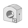 Insert de palier en bois - Ø50