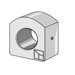 Insert de palier en bois - Ø60