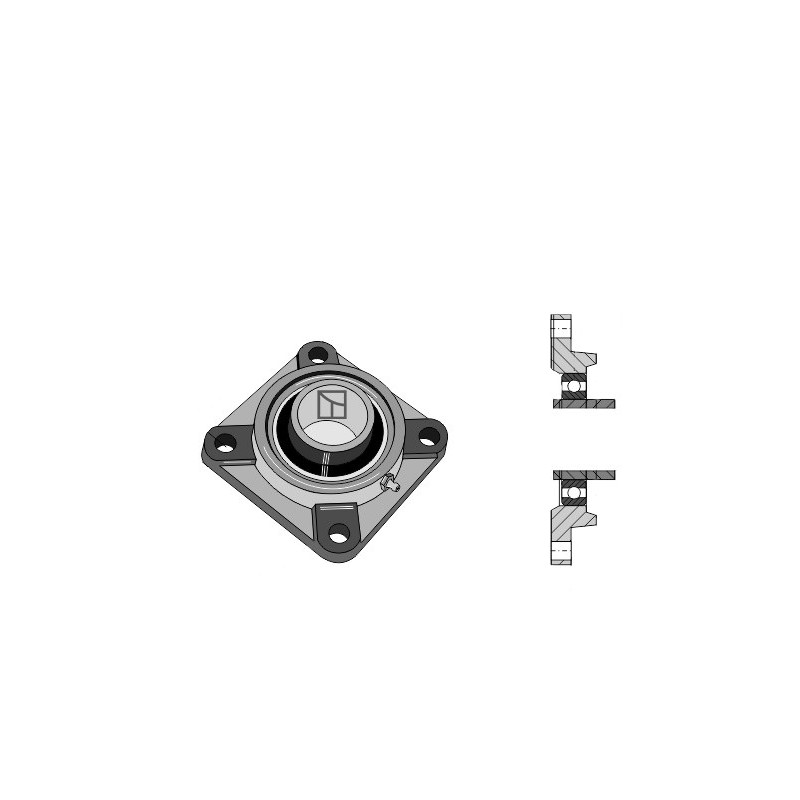 Palier de serrage UCF - Ø60 - Kverneland - KW 111001061