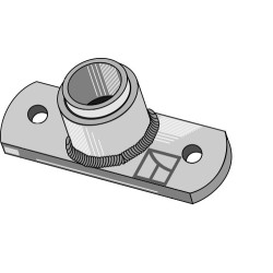 Palier de bride avec entretoise emboîté - Ø35,5