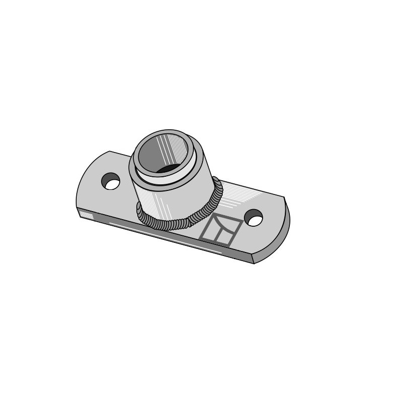 Palier de bride avec entretoise emboîté - Ø35,5