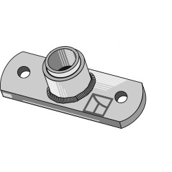 Palier de bride avec entretoise emboîté - Ø26