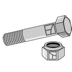Boulon pour grattoir-étoile