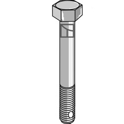 Boulon à tête hexagonal - M16