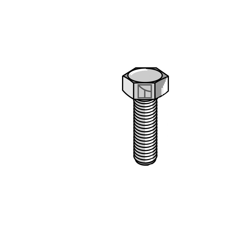 Boulon à tête hexagonal - M8