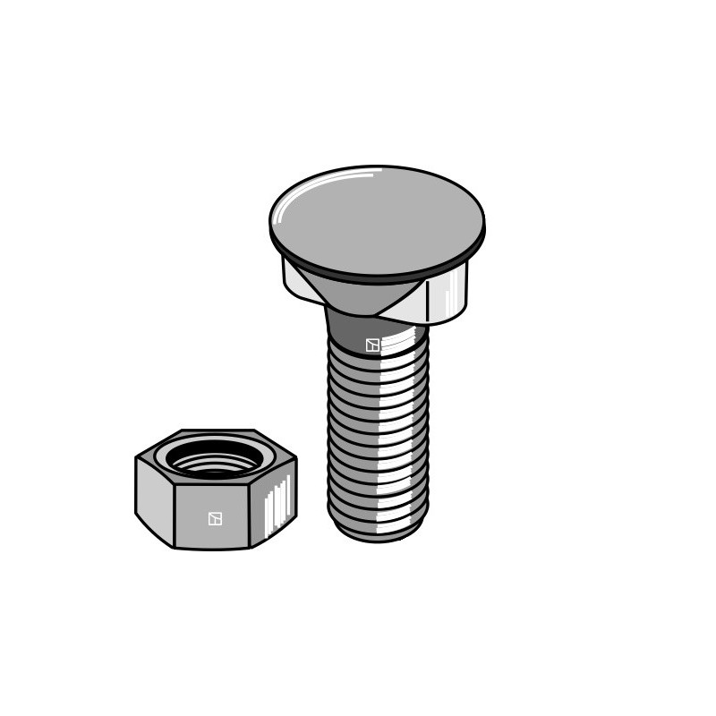 Boulon M12x1,75x30 - 12.9