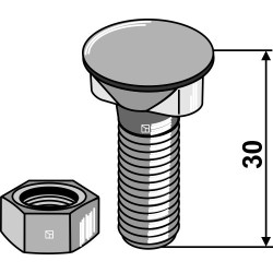 Boulon M12x1,75x30 - 12.9
