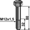 Boulon - M12x1,5 - 10.9 - Irus - 010101280960