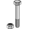 Boulon avec écrou à freinage interne - M10 - 10.9 - Fischer