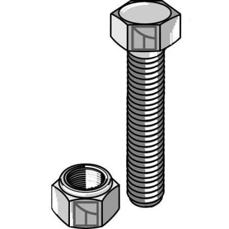 Boulon M16 x 50