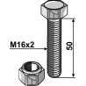 Boulon M16 x 50