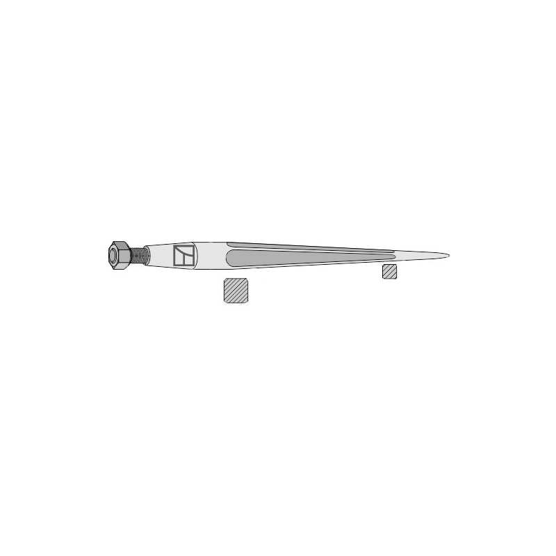 Dent de chargeur 1100mm