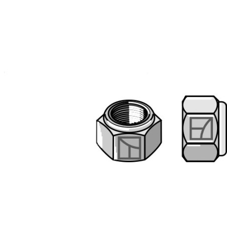 Écrou hexagonal à freinage interne - M12