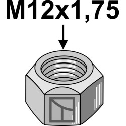 Écrou à freinage interne - M12 - 10.9 - Perfect