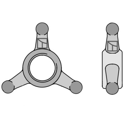 Contre-écrou étoile triangle