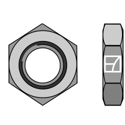 contre-écrou - hexagonal - Fendt