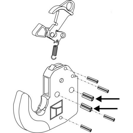 Goupille de serrage 2 pcs