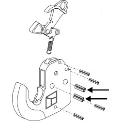 Goupille de serrage 2 pcs